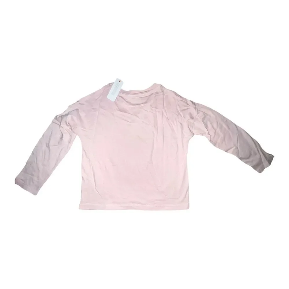 Gymboree Girls Pink Shine Bright Graphic Long Sleeve T-Shirt Small NWT
